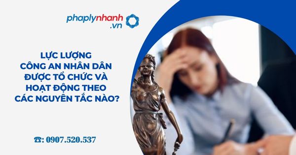 Lực lượng công an nhân dân được tổ chức và hoạt động theo các nguyên tắc nào? 2 Lực lượng công an nhân dân được tổ chức và hoạt động theo các nguyên tắc nào - Tư vấn, hỗ trợ pháp lý nhanh