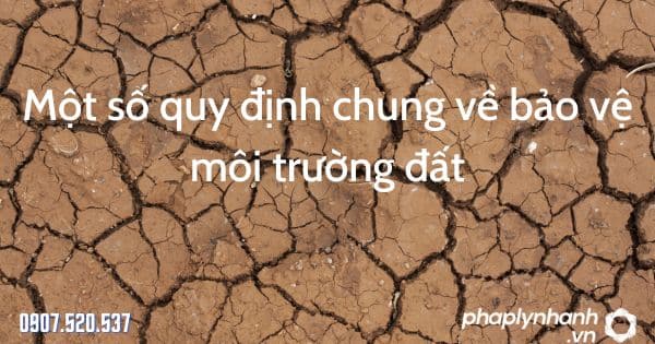 Một số quy định chung về bảo vệ môi trường đất theo Luật bảo vệ môi trường 2020 1 Một số quy định chung về bảo vệ môi trường đất - tư vấn hỗ trợ pháp lý nhanh