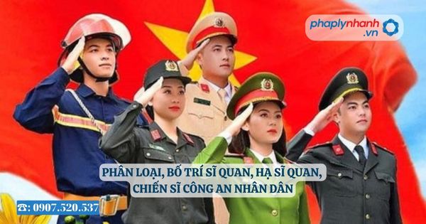 Phân loại, bố trí sĩ quan, hạ sĩ quan, chiến sĩ Công an nhân dân 7 Phân loại, bố trí sĩ quan, hạ sĩ quan, chiến sĩ Công an nhân dân