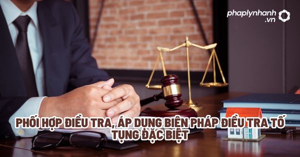 Phối hợp điều tra, áp dụng biện pháp điều tra tố tụng đặc biệt? 1 Phối hợp điều tra, áp dụng biện pháp điều tra tố tụng đặc biệt - Tư vấn, hỗ trợ pháp lý nhanh