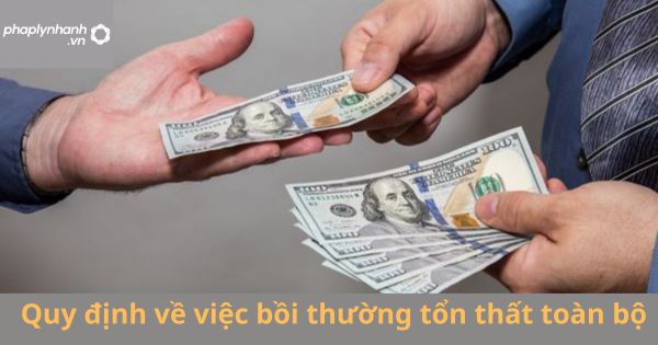 Quy định về việc bồi thường tổn thất toàn bộ 1 Quy định về việc bồi thường tổn thất toàn bộ