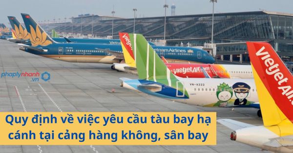 Quy định về việc yêu cầu tàu bay hạ cánh tại cảng hàng không, sân bay 13 Quy định về việc yêu cầu tàu bay hạ cánh tại cảng hàng không, sân bay