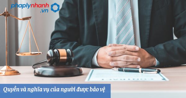 Quyền và nghĩa vụ của người được bảo vệ như thế nào? 1 Quyền và nghĩa vụ của người được bảo vệ - hỗ trợ, tư vấn pháp lý nhanh