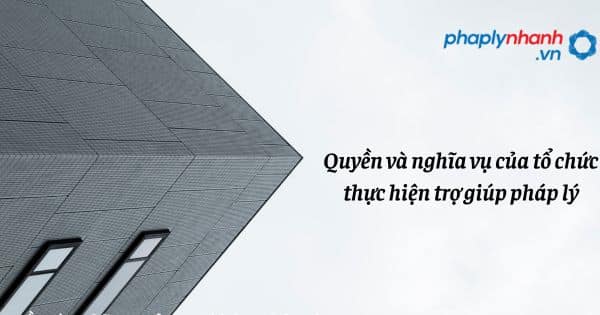 Quyền và nghĩa vụ của tổ chức thực hiện trợ giúp pháp lý như thế nào? 1 Quyền và nghĩa vụ của tổ chức thực hiện trợ giúp pháp lý - hỗ trợ, tư vấn pháp lý nhanh