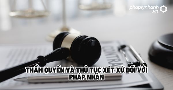 Thẩm quyền và thủ tục xét xử đối với pháp nhân? 1 Thẩm quyền và thủ tục xét xử đối với pháp nhân - Tư vấn, hỗ trợ pháp lý nhanh
