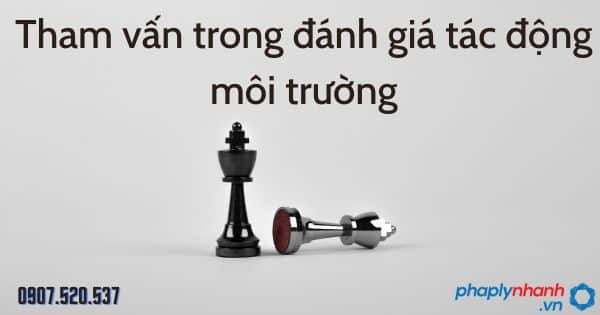 Tham vấn trong đánh giá tác động môi trường như thế nào? 1 Tham vấn trong đánh giá tác động môi trường - tư vấn hỗ trợ pháp lý nhanh