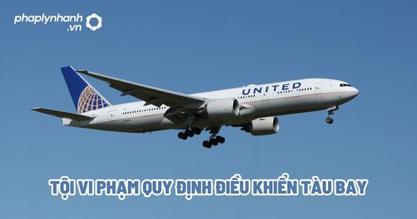 Tội vi phạm quy định điều khiển tàu bay? 1 Tội vi phạm quy định điều khiển tàu bay - Tư vấn, hỗ trợ pháp lý nhanh