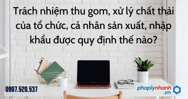 Trách nhiệm thu gom, xử lý chất thải của tổ chức, cá nhân sản xuất, nhập khẩu được quy định thế nào? 1 Trách nhiệm thu gom, xử lý chất thải của tổ chức, cá nhân sản xuất, nhập khẩu được quy định thế nào - tư vấn hỗ trợ pháp lý nhanh