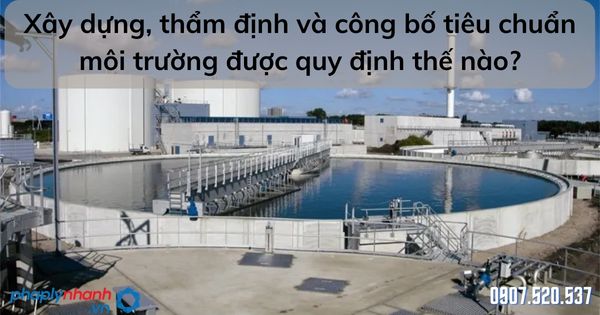Xây dựng, thẩm định và công bố tiêu chuẩn môi trường được quy định thế nào? 1 Xây dựng, thẩm định và công bố tiêu chuẩn môi trường - tư vấn hỗ trợ pháp lý nhanh