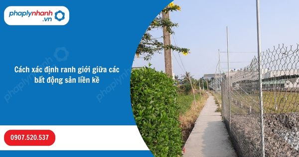 Cách xác định ranh giới giữa các bất động sản liền kề 1 Cách xác định ranh giới giữa các bất động sản liền kề-Hỗ trợ, tư vấn pháp lý nhanh