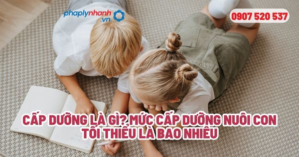 Mức cấp dưỡng nuôi con tối thiểu là bao nhiêu? 1 Cấp dưỡng là gì Mức cấp dưỡng nuôi con tối thiểu là bao nhiêu - Tư vấn, hỗ trợ pháp lý nhanh
