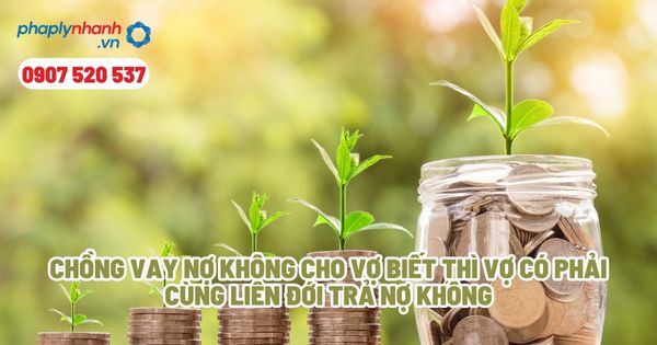 Vợ chồng vay nợ thì người còn lại có phải liên đới trả nợ không? 1 Chồng vay nợ không cho vợ biết thì vợ có phải cùng liên đới trả nợ không - Tư vấn, hỗ trợ pháp lý nhanh