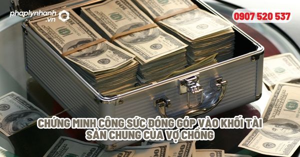 Công sức đóng góp của vợ chồng vào khối tài sản chung? 1 Chứng minh công sức đóng góp vào khối tài sản chung của vợ chồng - Tư vấn, hỗ trợ pháp lý nhanh