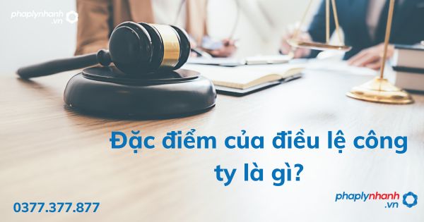 Đặc điểm của điều lệ công ty là gì? 1 Đặc điểm của điều lệ công ty là gì - tư vấn hỗ trợ pháp lý nhanh