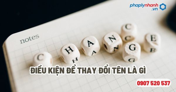Thủ tục thay đổi tên cho con? 1 Điều kiện để thay đổi tên là gì - Tư vấn, hỗ trợ pháp lý nhanh