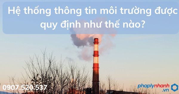 Hệ thống thông tin môi trường được quy định như thế nào? 1 Hệ thống thông tin môi trường được quy định như thế nào - tư vấn hỗ trợ pháp lý nhanh
