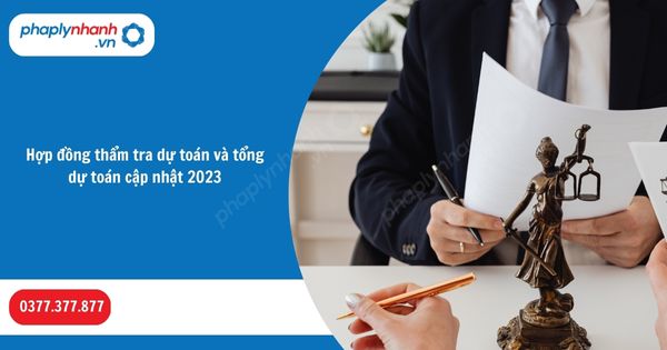 Hợp đồng thẩm tra dự toán và tổng dự toán cập nhật 2023-Hỗ trợ, tư vấn pháp lý nhanh