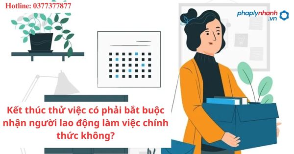 Kết thúc thử việc có phải bắt buộc nhận người lao động làm việc chính thức không? 1 Kết thúc thử việc có phải bắt buộc nhận người lao động làm việc chính thức không?