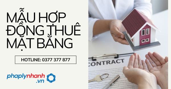 Chia sẻ mẫu hợp đồng thuê mặt bằng