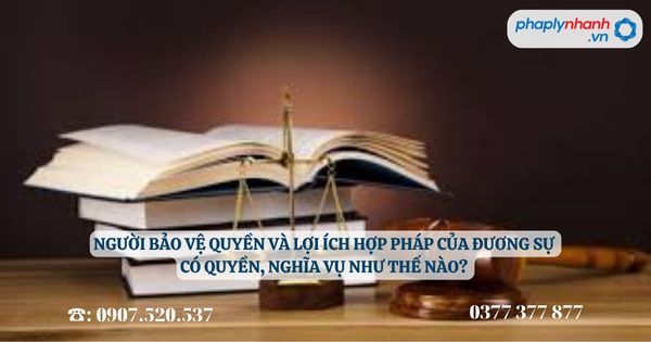 Người bảo vệ quyền và lợi ích hợp pháp của đương sự có quyền, nghĩa vụ như thế nào - Tư vấn, hỗ trợ pháp lý nhanh