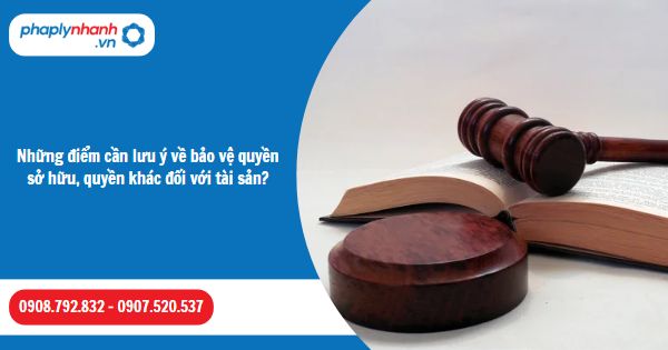 Những điểm cần lưu ý về bảo vệ quyền sở hữu, quyền khác đối với tài sản? 1 Những điểm cần lưu ý về bảo vệ quyền sở hữu, quyền khác đối với tài sản-Hỗ trợ, tư vấn pháp lý nhanh