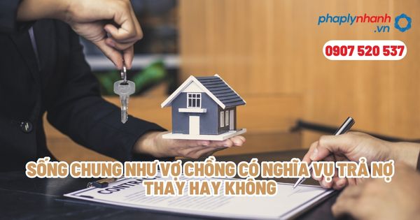 Có phải trả nợ thay khi đang sống chung như vợ chồng không? 1 Sống chung như vợ chồng có nghĩa vụ trả nợ thay hay không - Tư vấn, hỗ trợ pháp lý nhanh