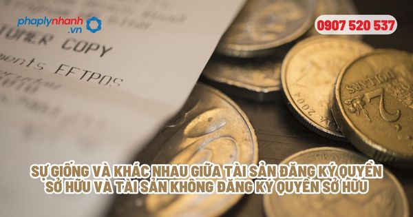 Tài sản đăng ký quyền sở hữu là gì? 1 Sự giống và khác nhau giữa tài sản đăng ký quyền sở hữu và tài sản không đăng ký quyền sở hữu - Tư vấn, hỗ trợ pháp lý nhanh