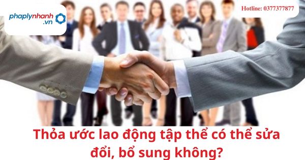 Thỏa ước lao động tập thể có thể sửa đổi, bổ sung không? 1 Thỏa ước lao động tập thể có thể sửa đổi, bổ sung không?