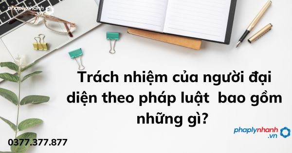 Trách nhiệm của người đại diện theo pháp luật bao gồm những gì - tư vấn hỗ trợ pháp lý nhanh