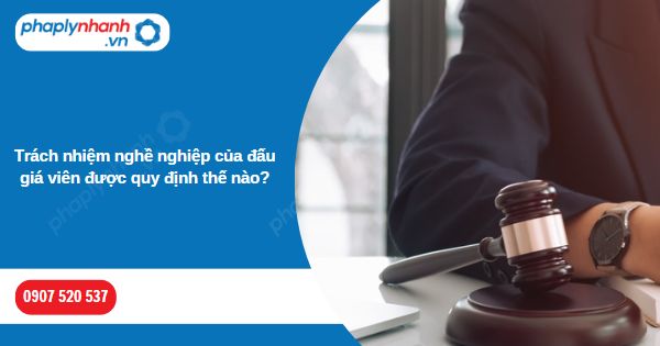 Trách nhiệm nghề nghiệp của đấu giá viên được quy định thế nào? 1 Trách nhiệm nghề nghiệp của đấu giá viên được quy định thế nào-Hỗ trợ, tư vấn pháp lý nhanh