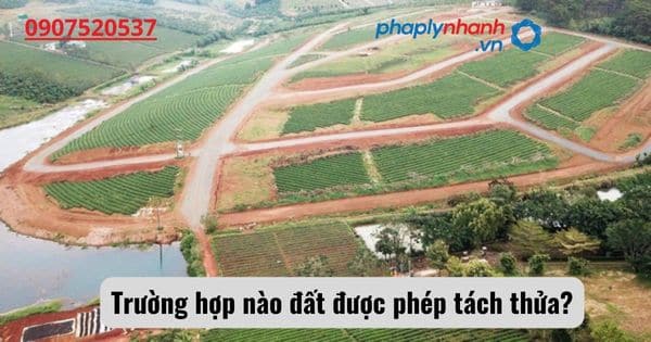 Trường hợp nào đất được phép tách thửa? 1 Trường hợp nào đất được phép tách thửa?