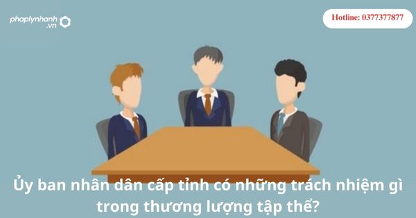 Ủy ban nhân dân cấp tỉnh có những trách nhiệm gì trong thương lượng tập thể? 1 Ủy ban nhân dân cấp tỉnh có những trách nhiệm gì trong thương lượng tập thể?