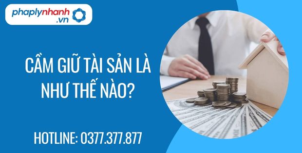 Cầm giữ tài sản là như thế nào? 1 cầm giữ tài sản là như thế nào - Tư vấn hỗ trợ phaplynhanh