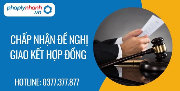 Chấp nhận đề nghị giao kết hợp đồng 1 chấp nhận đề nghị giao kết hợp đồng - Tư vấn hỗ trợ phaplynhanh