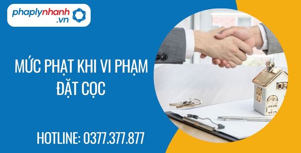 Mức phạt khi vi phạm đặt cọc 1 mức phạt khi vi phạm đặt cọc - Tư vấn hỗ trợ phaplynhanh