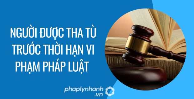 NGƯỜI ĐƯỢC THA TÙ TRƯỚC THỜI HẠN VI PHẠM PHÁP LUẬT 1 người được tha tù trước thời hạn vi phạm pháp luật - Tư vấn hỗ trợ phaplynhanh
