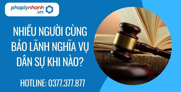 Nhiều người cùng bảo lãnh nghĩa vụ dân sự khi nào? 1 nhiều người cùng bảo lãnh nghĩa vụ dân sự khi nào - Tư vấn hỗ trợ phaplynhanh