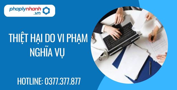 Thiệt hại do vi phạm nghĩa vụ là gì? 1 thiệt hại do vi phạm nghĩa vụ - Tư vấn hỗ trợ phaplynhanh