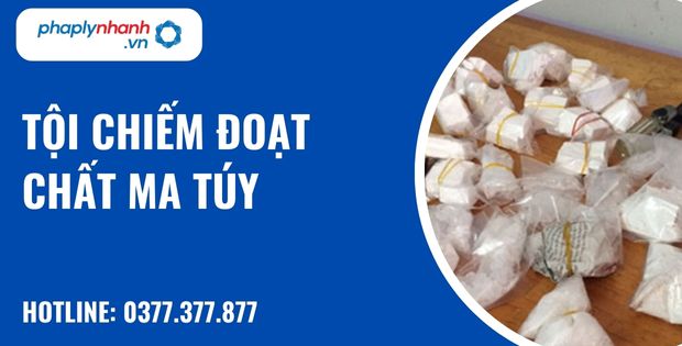 Chiếm đoạt chất ma túy là gì? Quy định về tội chiếm đoạt chất ma túy như thế nào? 1 tội chiếm đoạt chất ma túy - hỗ trợ, tư vấn pháp lý nhanh