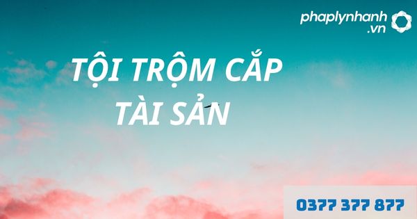 Trộm cấp tài sản là gì? Quy định về tội trộm cắp tài sản? 1 tội trộm cắp tài sản - hỗ trợ, tư vấn pháp lý nhanh