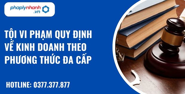 tội vi phạm quy định về kinh doanh theo phương thức đa cấp - hỗ trợ, tư vấn pháp lý nhanh