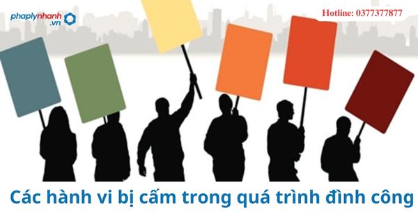 Các hành vi bị cấm trong quá trình đình công? 1 Các hành vi bị cấm trong quá trình đình công?