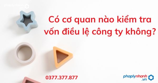 Có cơ quan nào kiểm tra vốn điều lệ công ty không - tư vấn hỗ trợ pháp lý nhanh