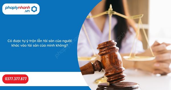 Có được tự ý trộn lẫn tài sản của người khác vào tài sản của mình không? 1 Có được tự ý trộn lẫn tài sản của người khác vào tài sản của mình không-Hỗ trợ, tư vấn pháp lý nhanh