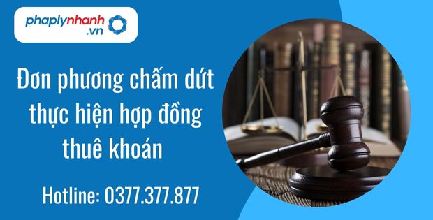 Đơn phương chấm dứt thực hiện hợp đồng thuê khoán tài sản 1 Đơn phương chấm dứt thực hiện hợp đồng thuê khoán - Tư vấn hỗ trợ phaplynhanh