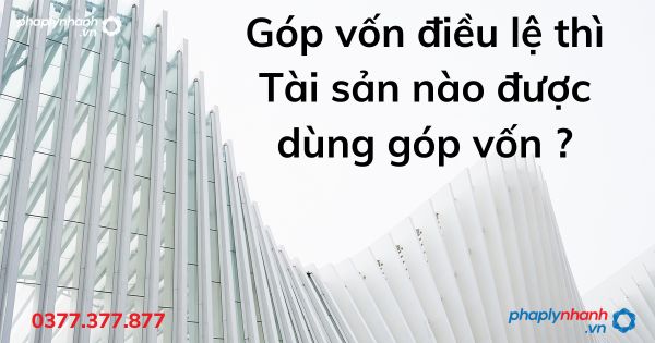 Góp vốn điều lệ thì Tài sản nào được dùng góp vốn ? 1 Góp vốn điều lệ thì Tài sản nào được dùng góp vốn - tư vấn hỗ trợ pháp lý nhanh