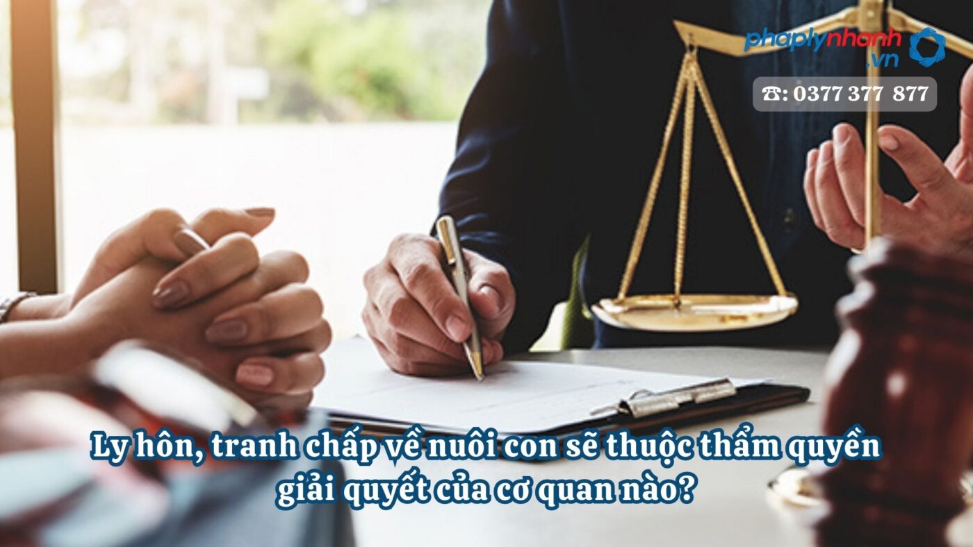 Ly hôn, tranh chấp về nuôi con sẽ thuộc thẩm quyền giải quyết của cơ quan nào? 3 Ly hôn, tranh chấp về nuôi con sẽ thuộc thẩm quyền giải quyết của cơ quan nào - Tư vấn, hỗ trợ pháp lý nhanh