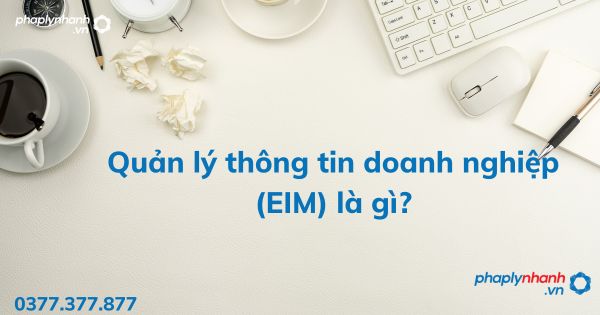 Quản lý thông tin doanh nghiệp (EIM) là gì? 1 Quản lý thông tin doanh nghiệp (EIM) là gì - tư vấn hỗ trợ pháp lý nhanh