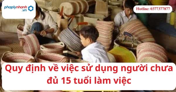 Quy định chi tiết về những công việc được tuyển dụng người chưa đủ 15 tuổi. 1 Quy định chi tiết về những công việc được tuyển dụng người chưa đủ 15 tuổi.