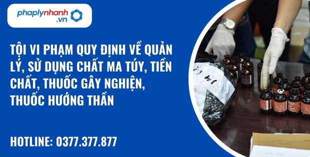 Quy định về tội vi phạm quy định về quản lý, sử dụng chất ma túy, tiền chất, thuốc gây nghiện, thuốc hướng thần như thế nào? 1 Tội vi phạm quy định về quản lý, sử dụng chất ma túy, tiền chất, thuốc gây nghiện, thuốc hướng thần - hỗ trợ, tư vấn pháp lý nhanh